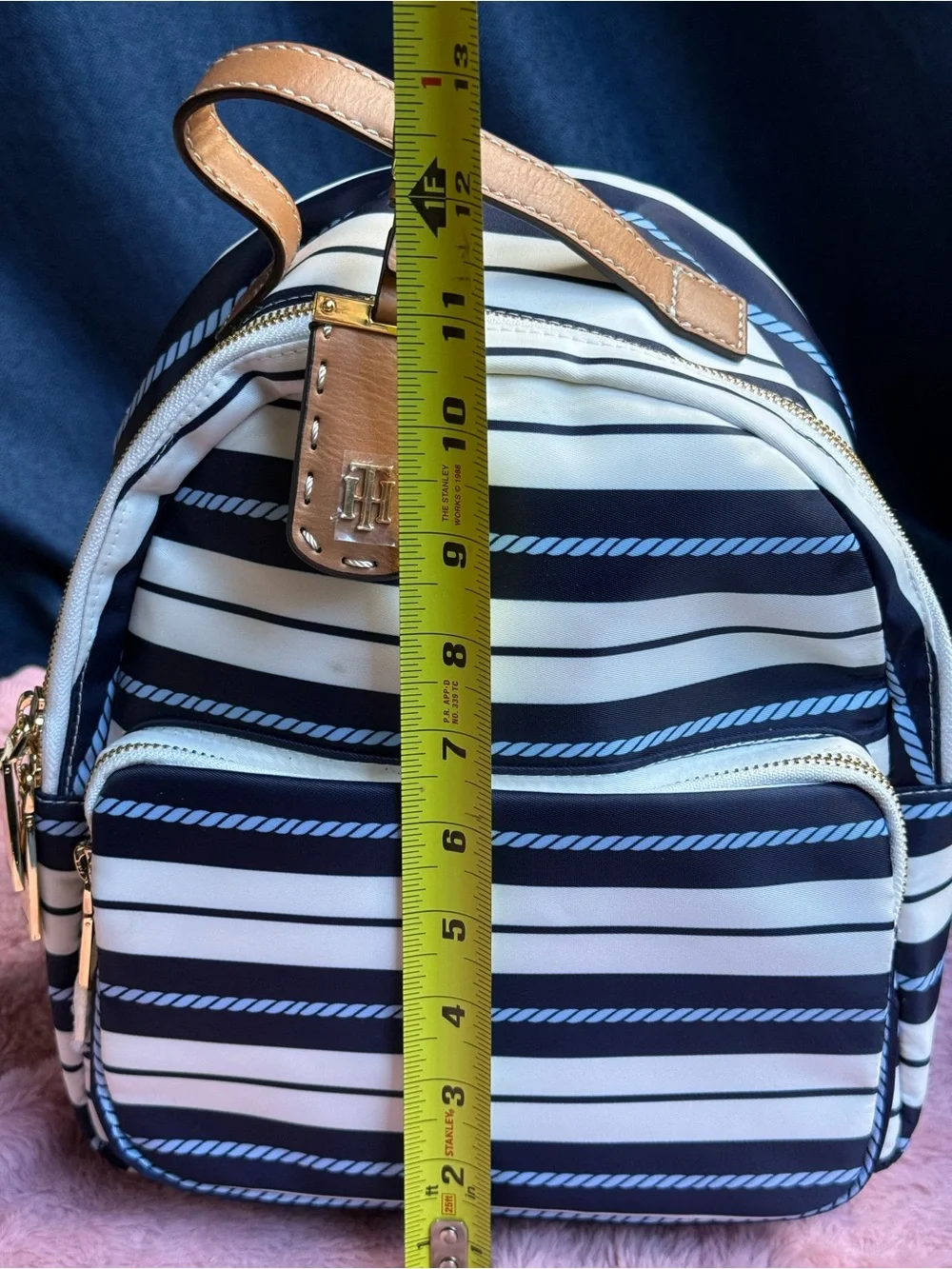 Tommy Hilfiger Julia Nautical Stripe Mini Backpack Navy 2018